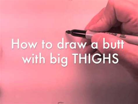 drawing of booty|How To Draw A Butt With 5 Lines .